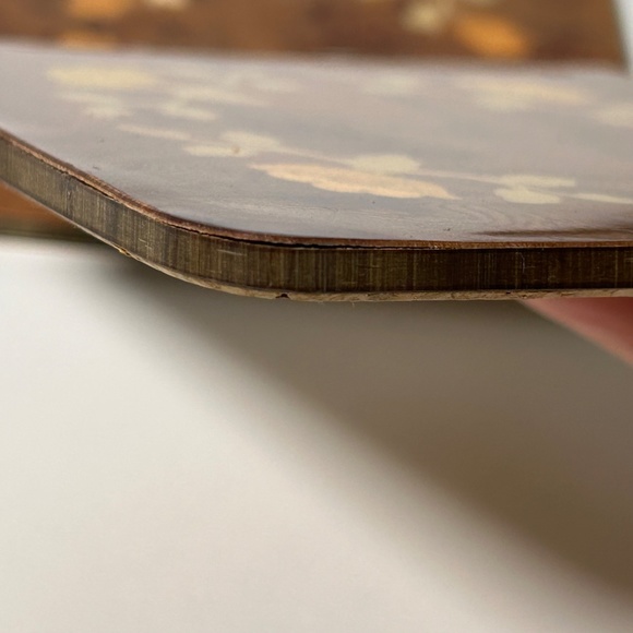 Notturno Intarsio Inlaid Wood Coasters Made in Sorrento Italy Set of 4 - Picture 9 of 9